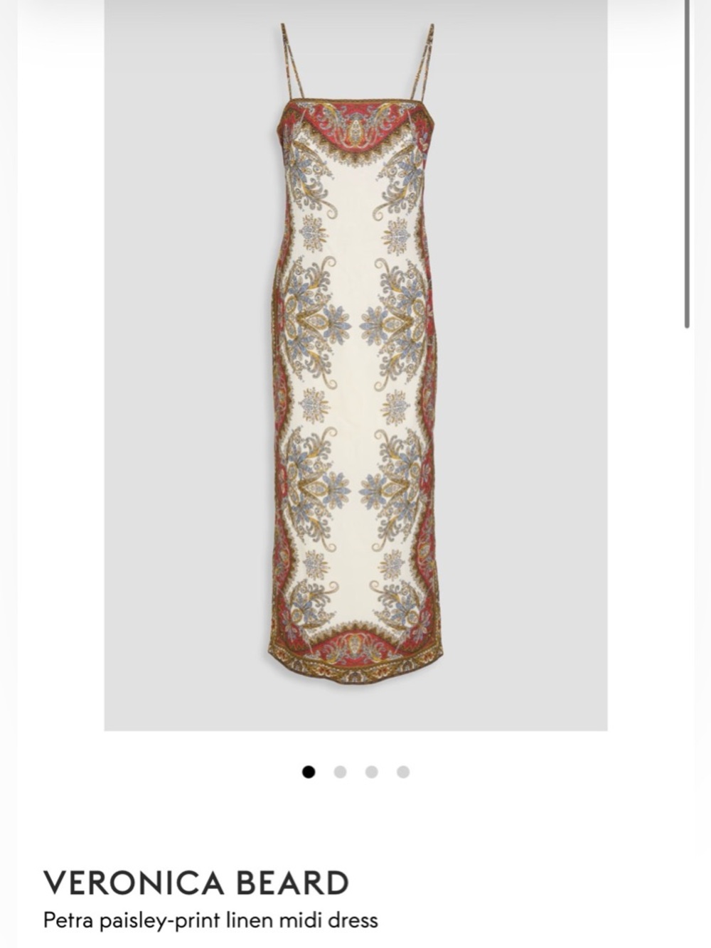 Veronica Beard Petra linen dress